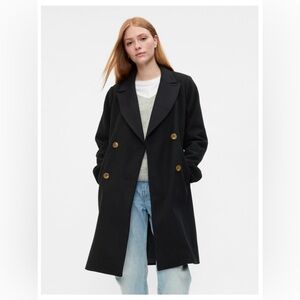 GAP Factory Relaxed Long Topcoat